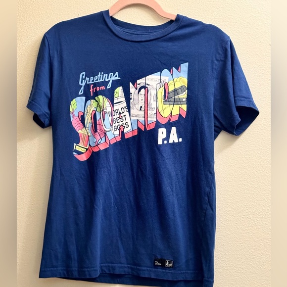 The Office -greetings from Scranton blue tshirt, size small - Picture 1 of 4